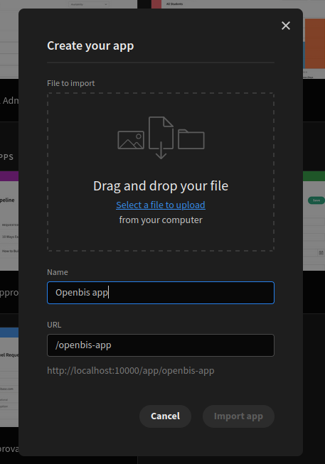drag and drop app