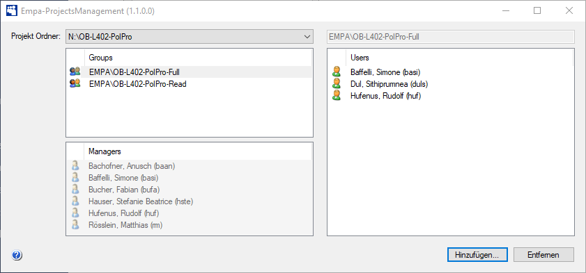 check if user was added